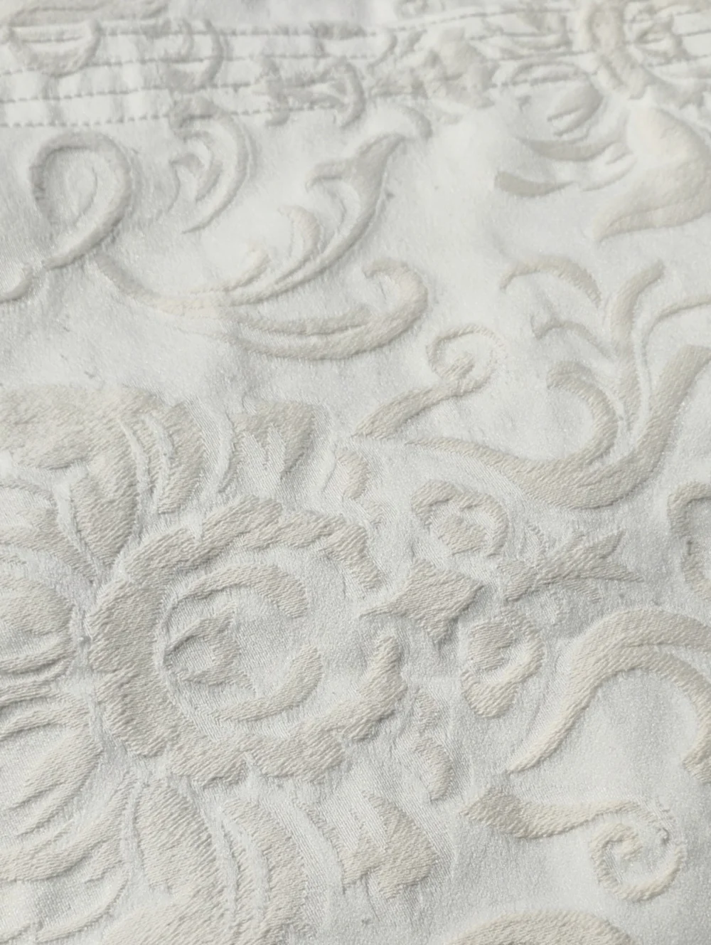 VINTAGE DAMASK PILLOWCASE PORTUGUESE IVORY LOCAMA LUXURY ❗Spot VNPLVC